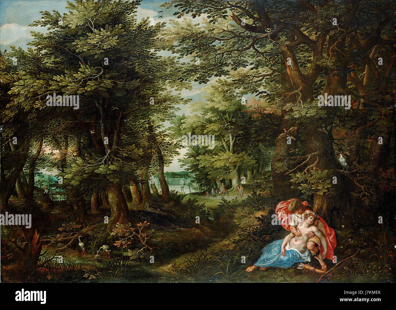 Denis van Alsloot   Landscape with Cephalus and Procris Stock Photo