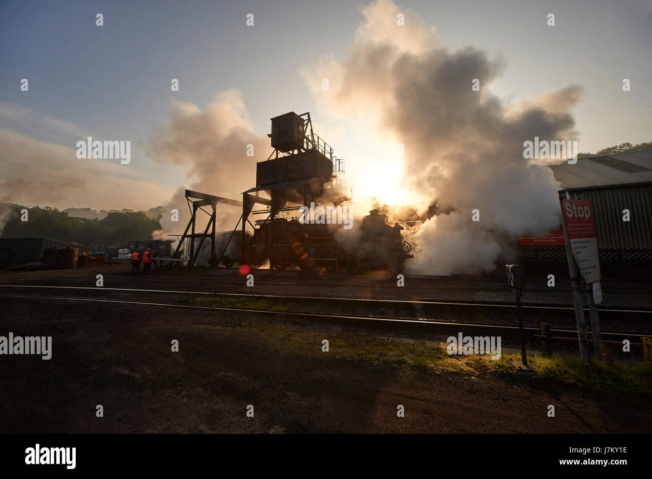 Cleaning steam train hires stock photography and images Alamy