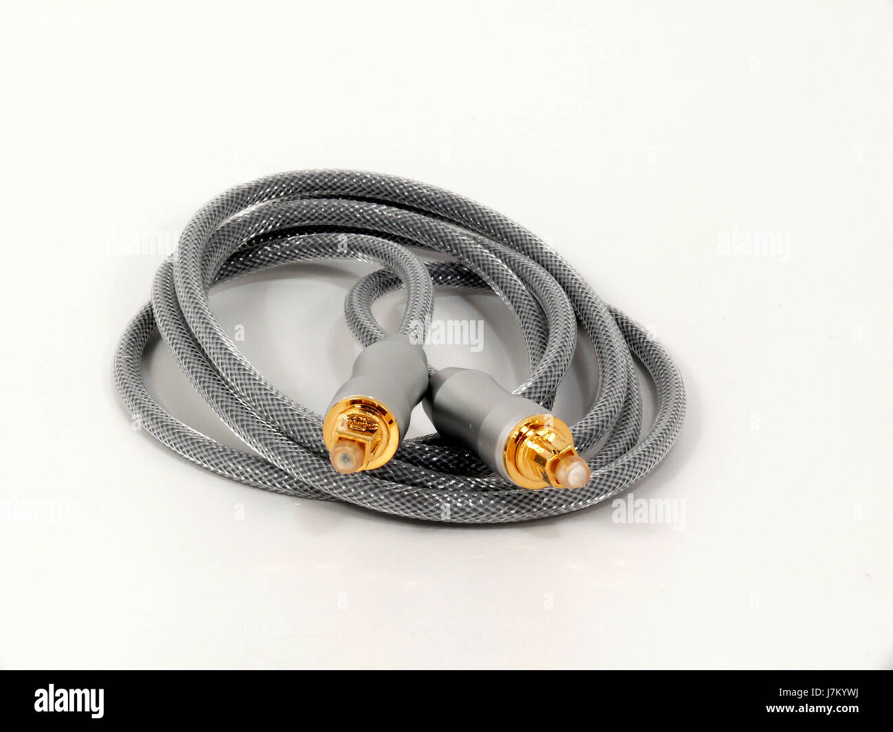audio optical fiber cables Stock Photo - Alamy