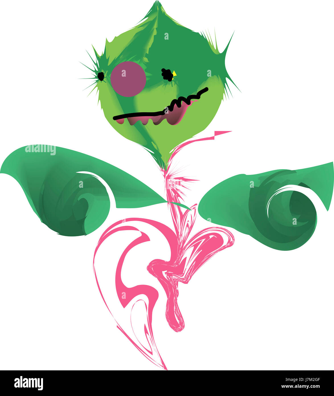 Melon Head Monster JPEG illustration Stock Photo Alamy