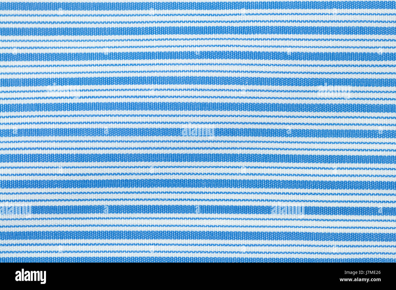 Close up seamless stripes blue and white fabric pattern texture ...