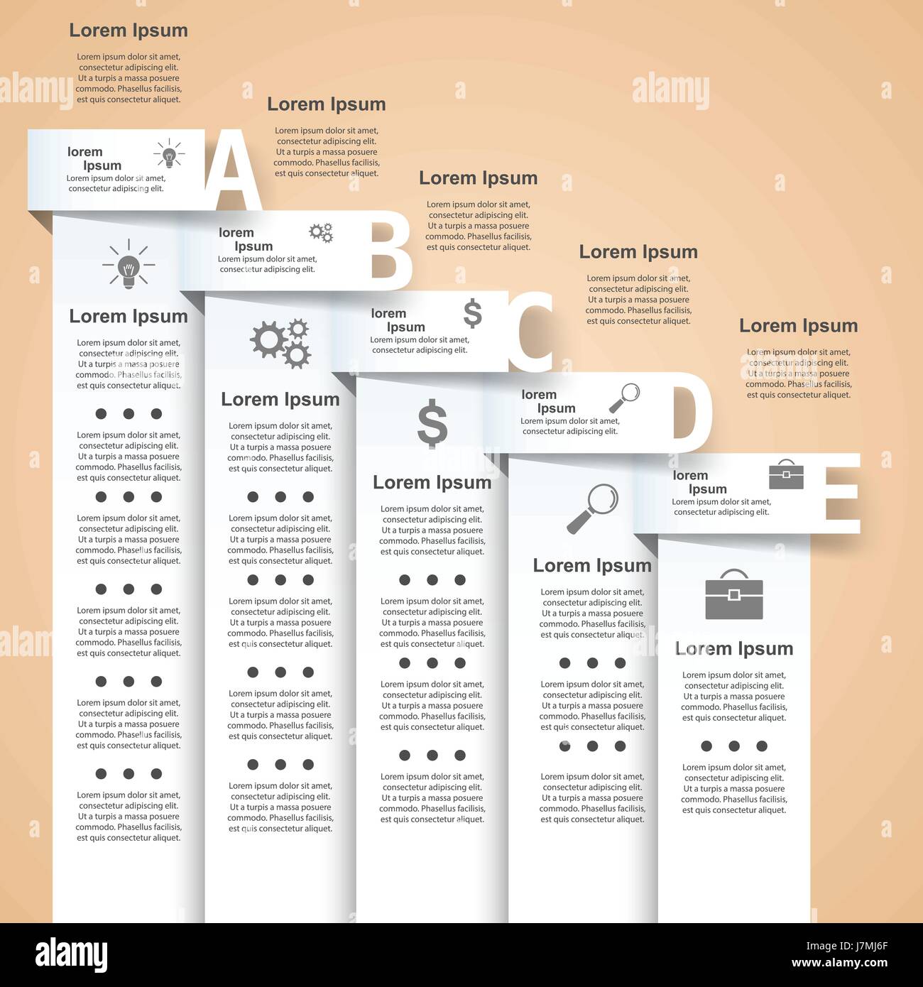 Origami Inforgraphics Business Infographics origami style Vector illustration Stock Vector ...