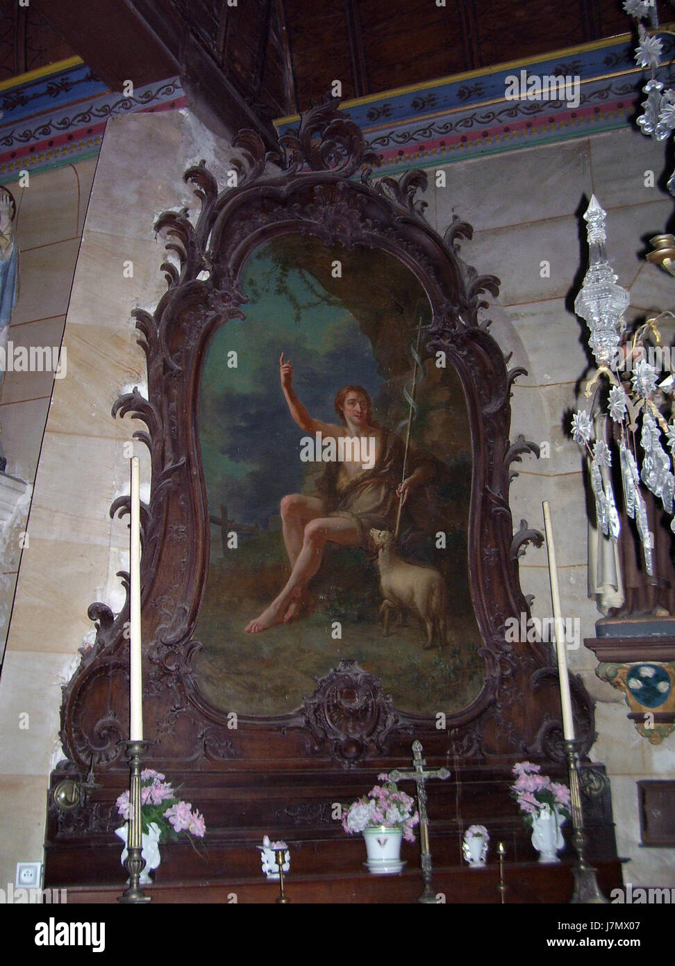 Bazoques tableau saint Jean Baptiste Stock Photo