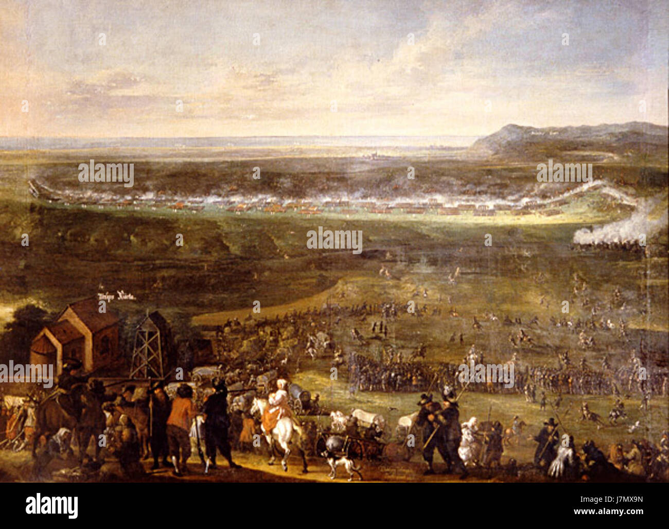 Battle of Tirups Hed Johan Philip Lemke Stock Photo