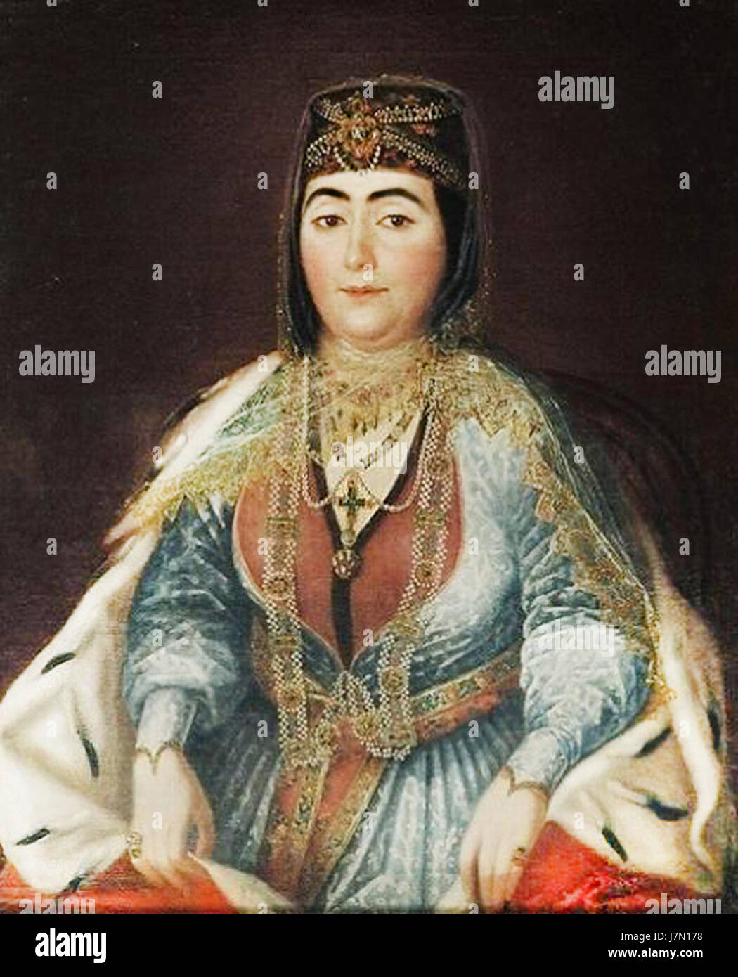 Darejan, wife of Erekle II of Georgia (18th century) Stock Photo