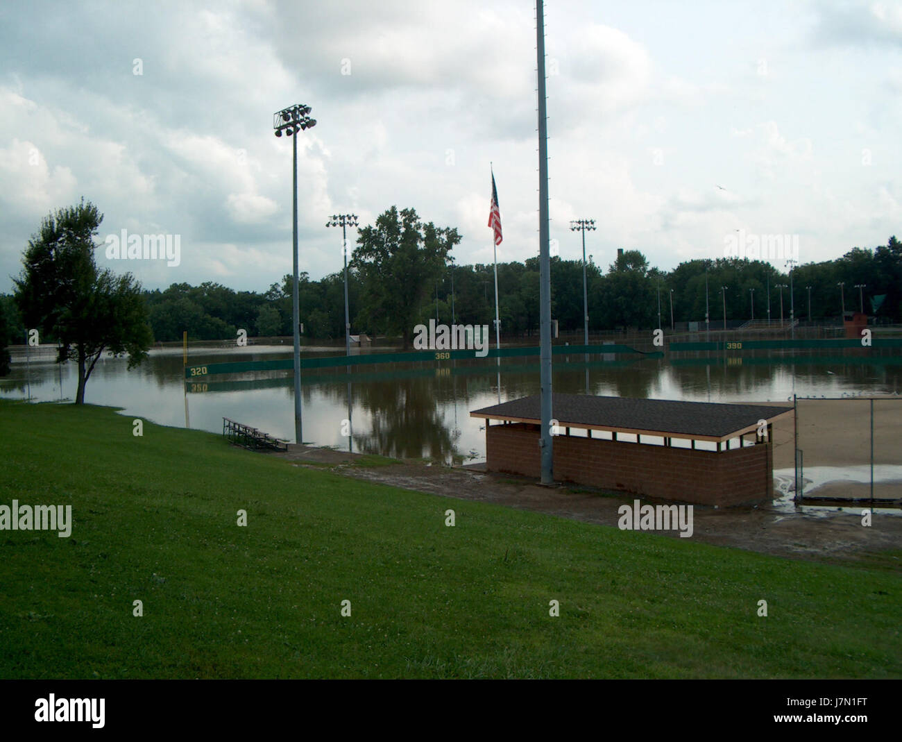 2003 Mahoning flood 1 Stock Photo