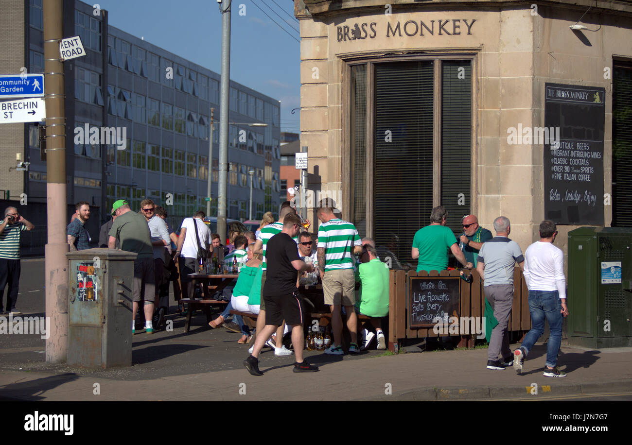 Glasgow, Scotland, UK. 25th May, 2017. Heightened police presence in Glasgow. European Cup win “CELEBRATE '67 LIVE” event the SSE Hydro a similar venue to the Manchester tragedy site Credit: gerard ferry/Alamy Live News Stock Photo