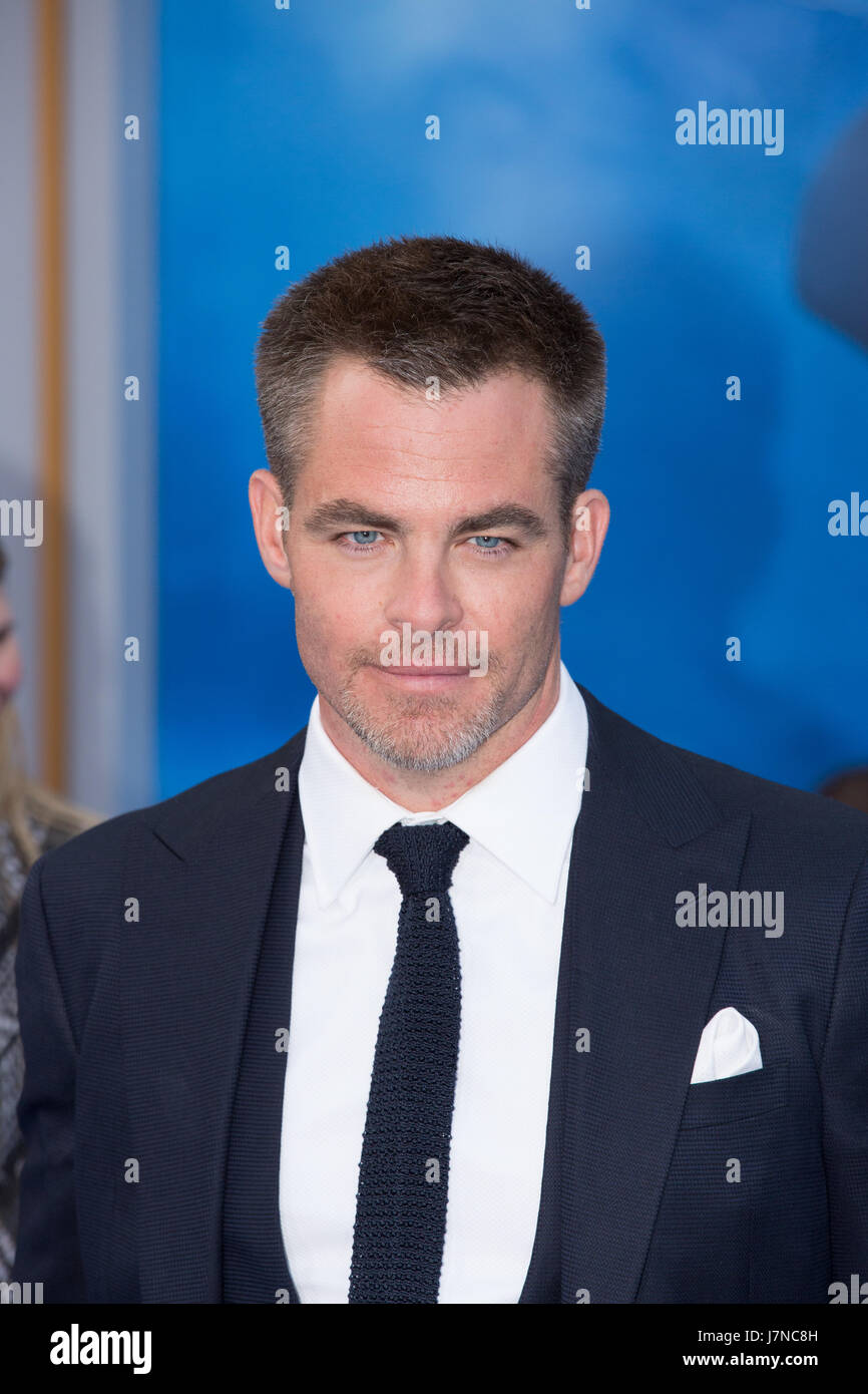 Hollywood, California, USA. 25th May, 2017. Actor Chris Pine attends the Premiere of Warner Bros. Pictures' 'Wonder Woman' at the Pantages Theatre on May 25, 2017 in Hollywood, California. Credit: The Photo Access/Alamy Live News Stock Photo