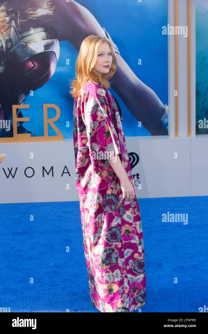 Hollywood, California, USA. 25th May, 2017. Molly Quinn attends the Premiere of Warner Bros. Pictures' 'Wonder Woman' at the Pantages Theatre on May 25, 2017 in Hollywood, California. Credit: The Photo Access/Alamy Live News Stock Photo