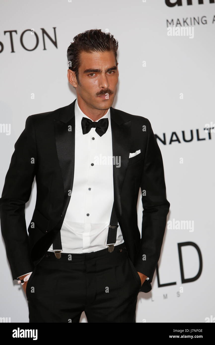 Kort Over Antibes Cannes, France. 25th May, 2017. Jon Kortajarena arrives at the  Kort Over Antibes