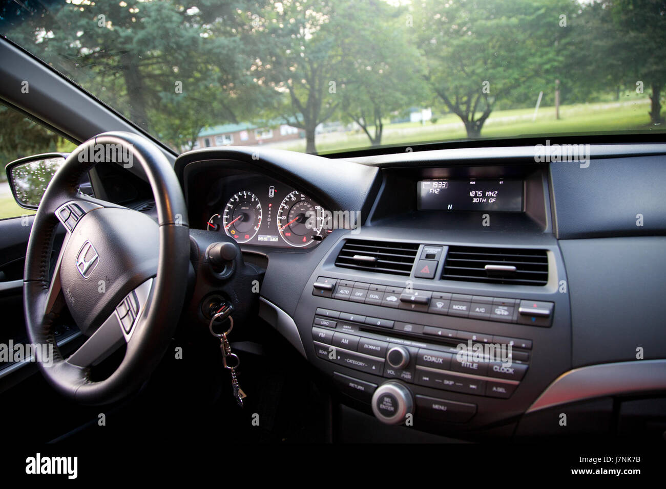 2008 Honda Accord interior Stock Photo Alamy