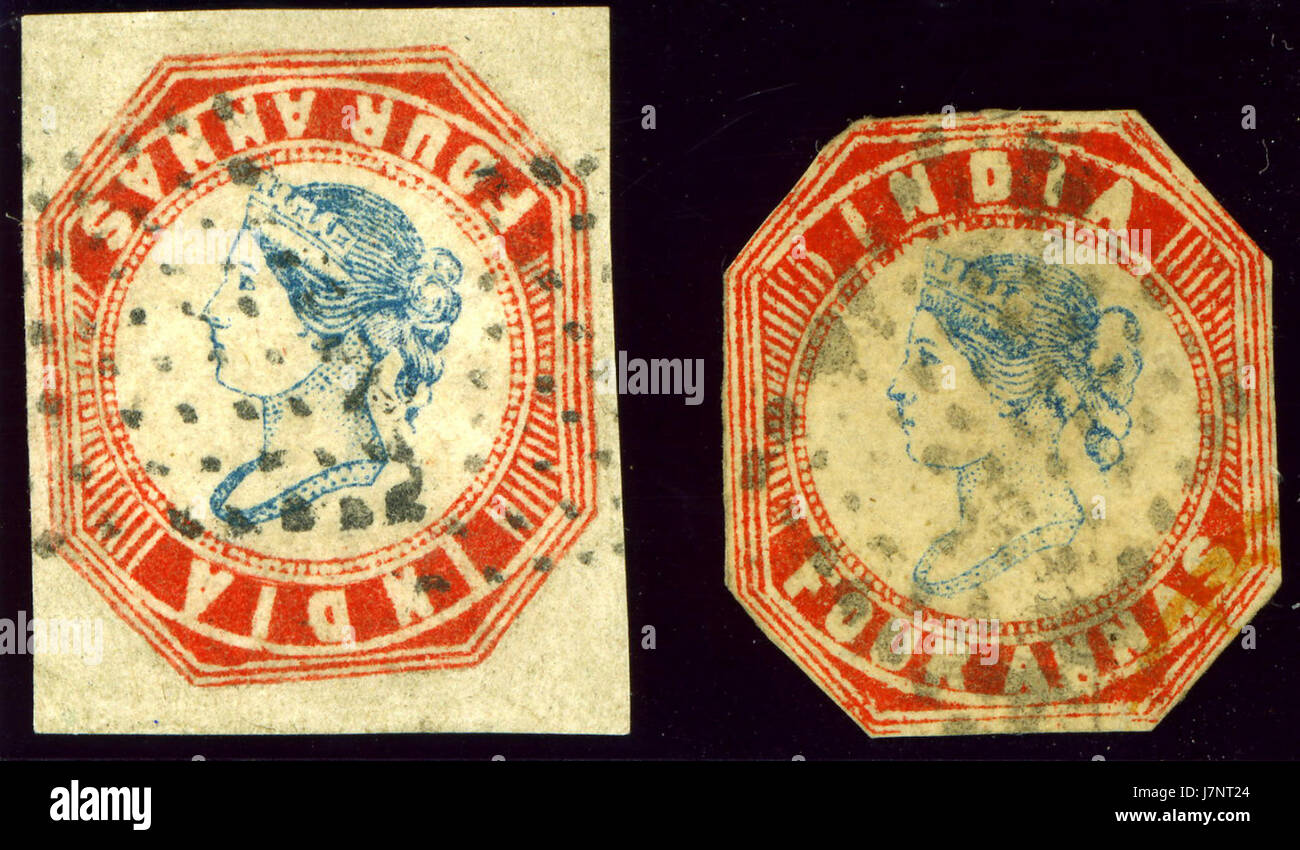 1854 India Yv 5 Stock Photo