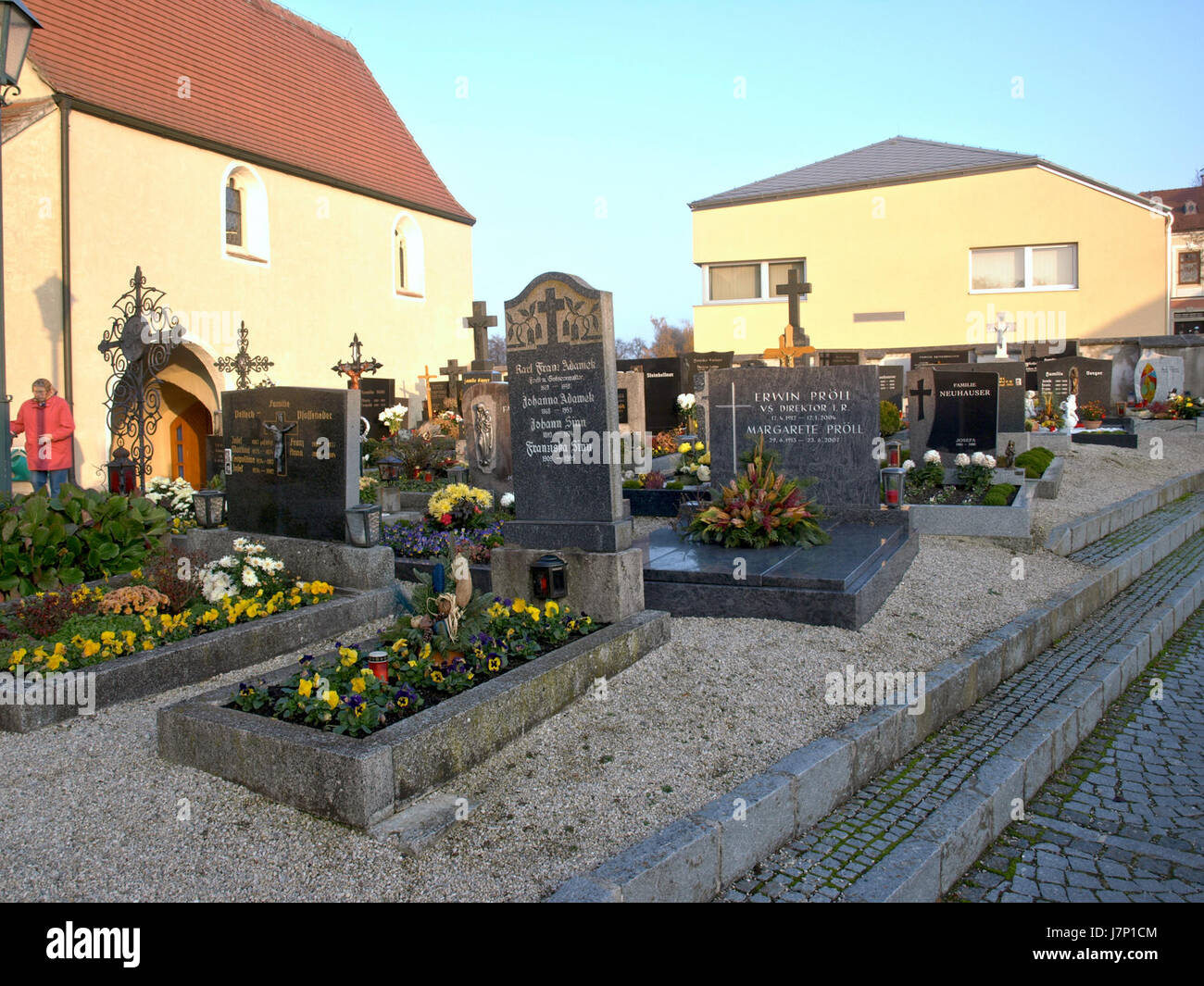 2012.11.14   Ardagger Stift   Friedhof christlich   03 Stock Photo