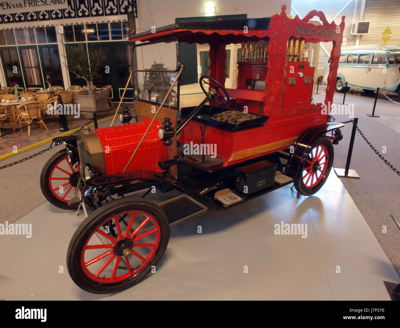 1916 Ford T with Calliaphone organ pic4 Stock Photo