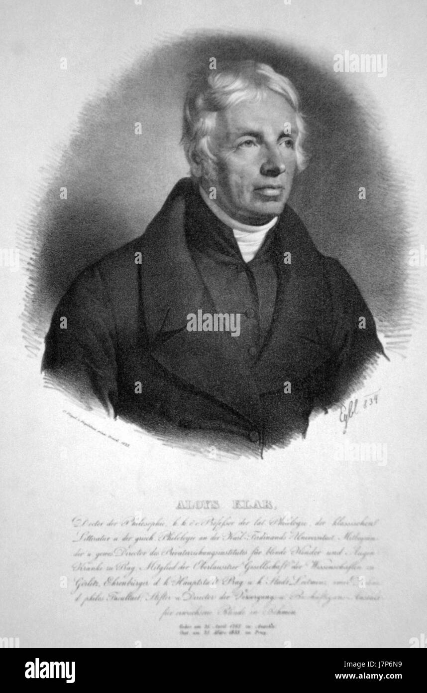 Alois Klar Litho Stock Photo