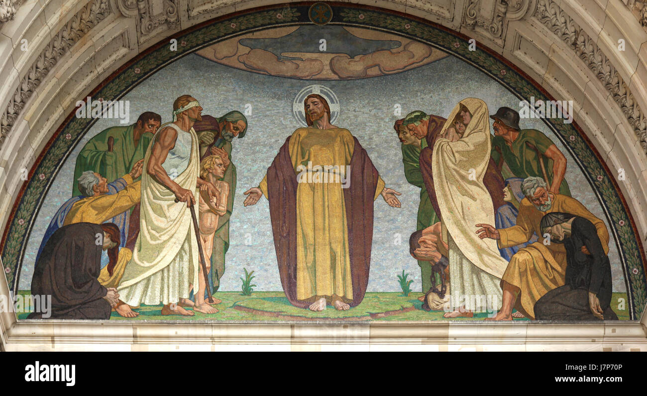 cathedral berlin germany german federal republic middle berliner ...