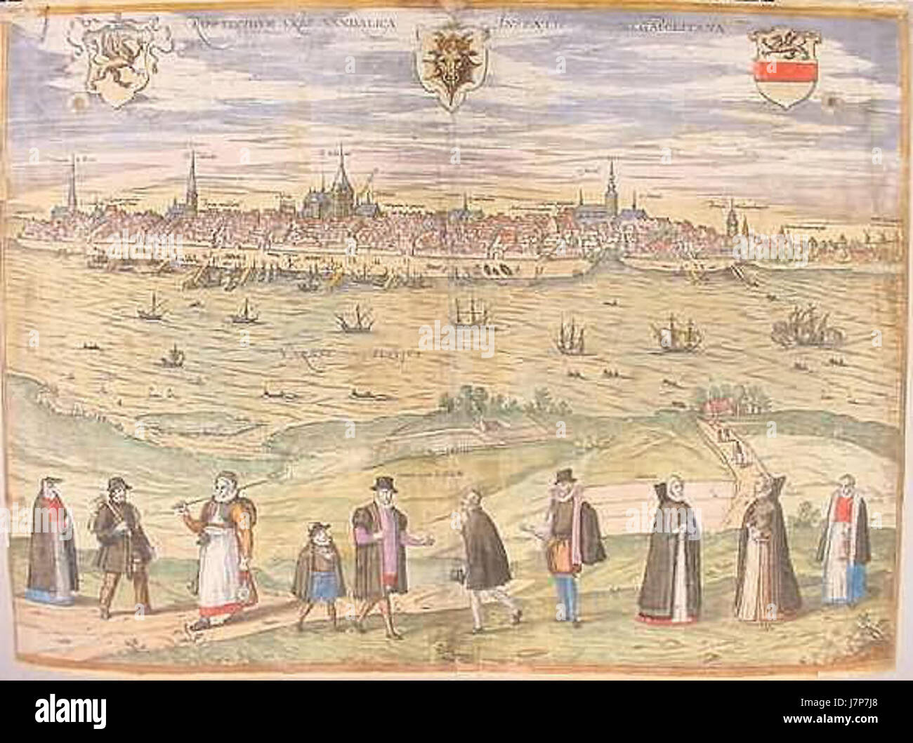 Rostock old map hi-res stock photography and images - Alamy