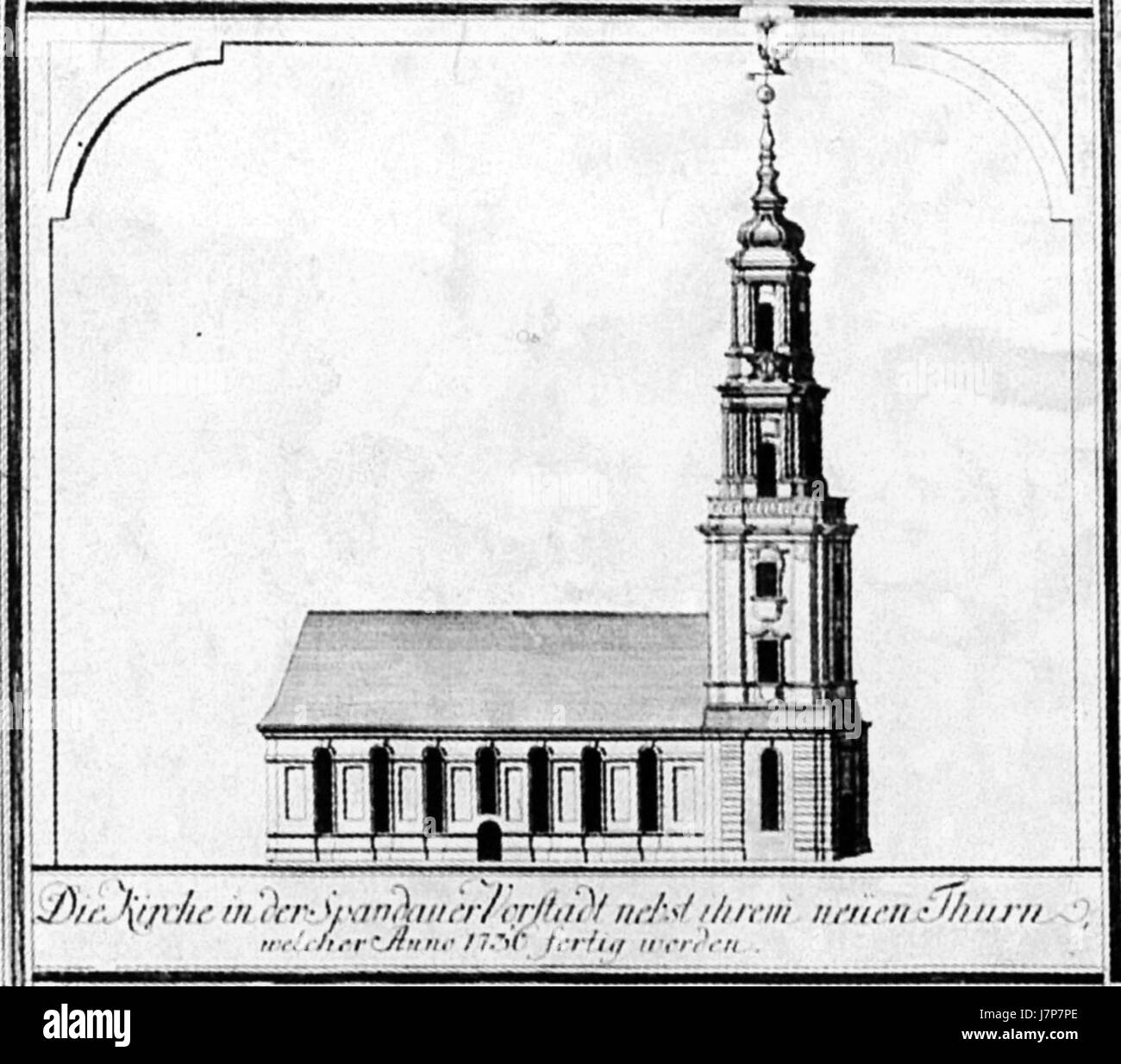 1738 Sophienkirche Stock Photo