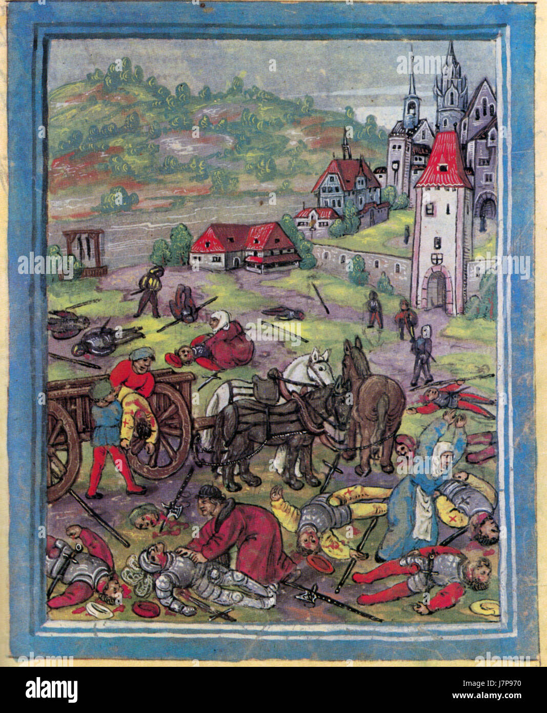 The Battle of Triboltingen's aftermath significantly impacted the region, marking a pivotal moment in the military history of the area with long-term consequences. Stock Photo
