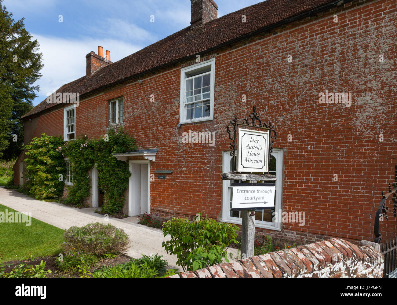 Jane Austen's House Museum in Chawton, Hampshire Stock Photo
