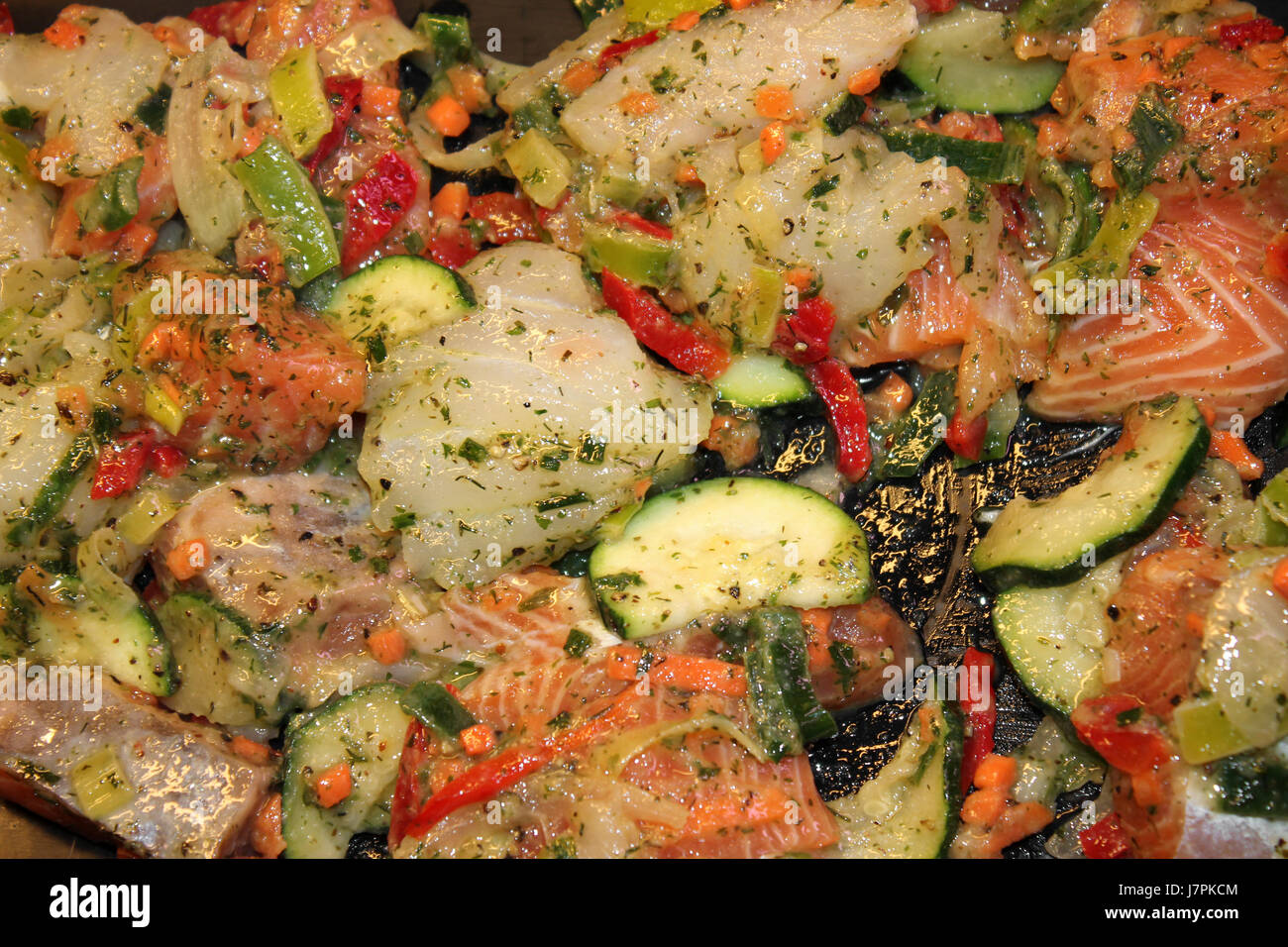 Pickled Fish Dish Stock Photo