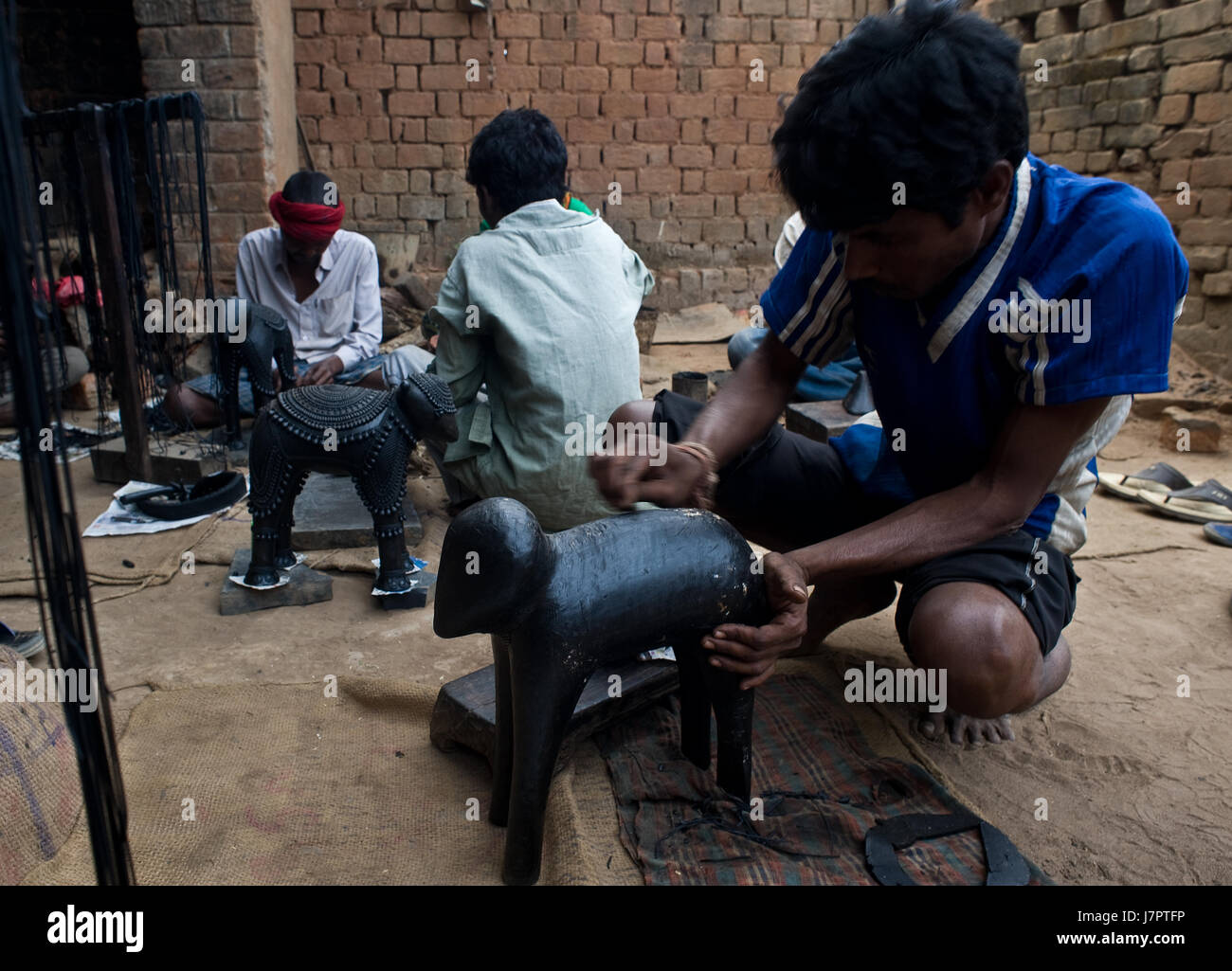 Dhokra metal craft ( India Stock Photo Alamy
