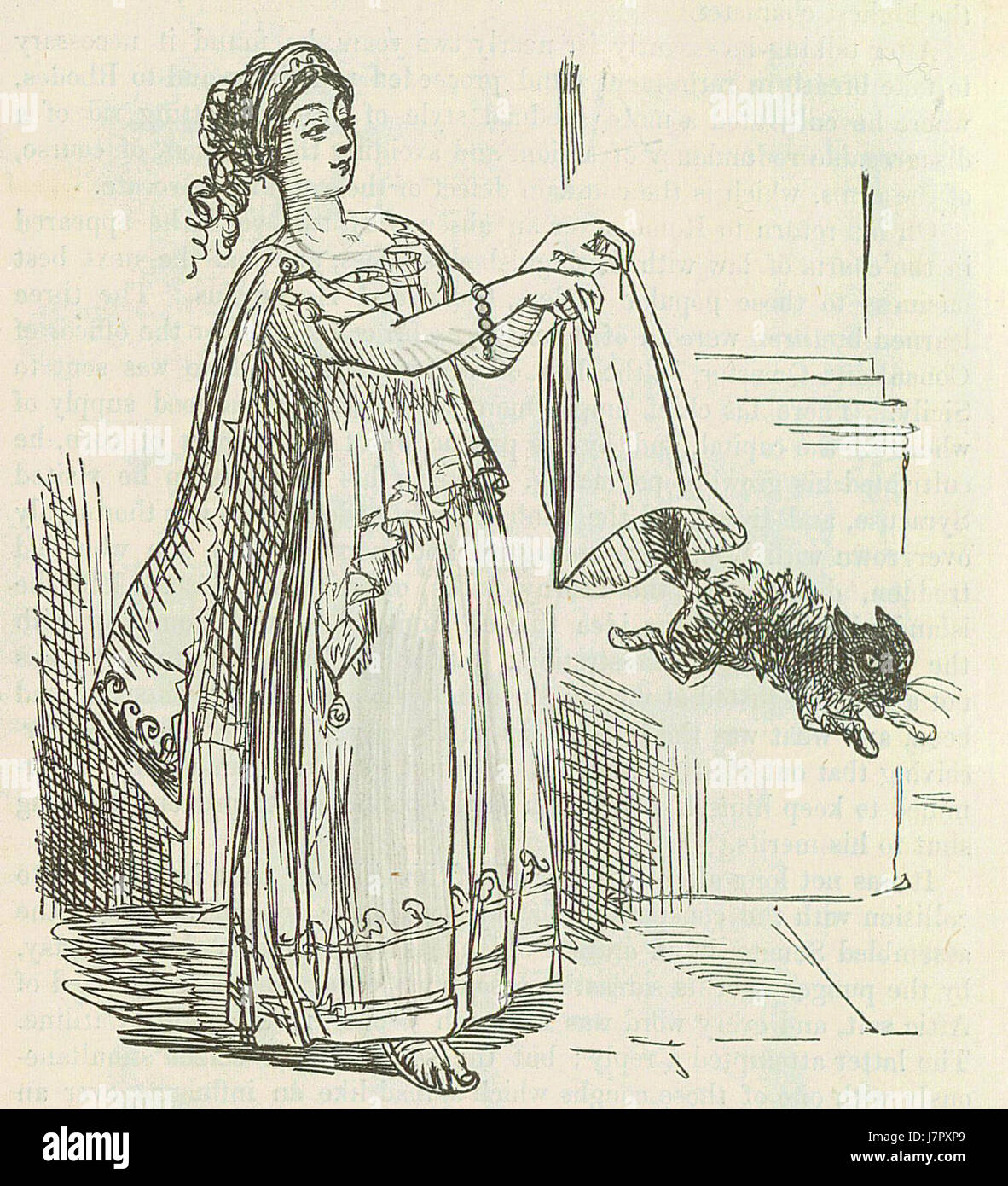 Comic History of Rome p 291 Fulvia Stock Photo