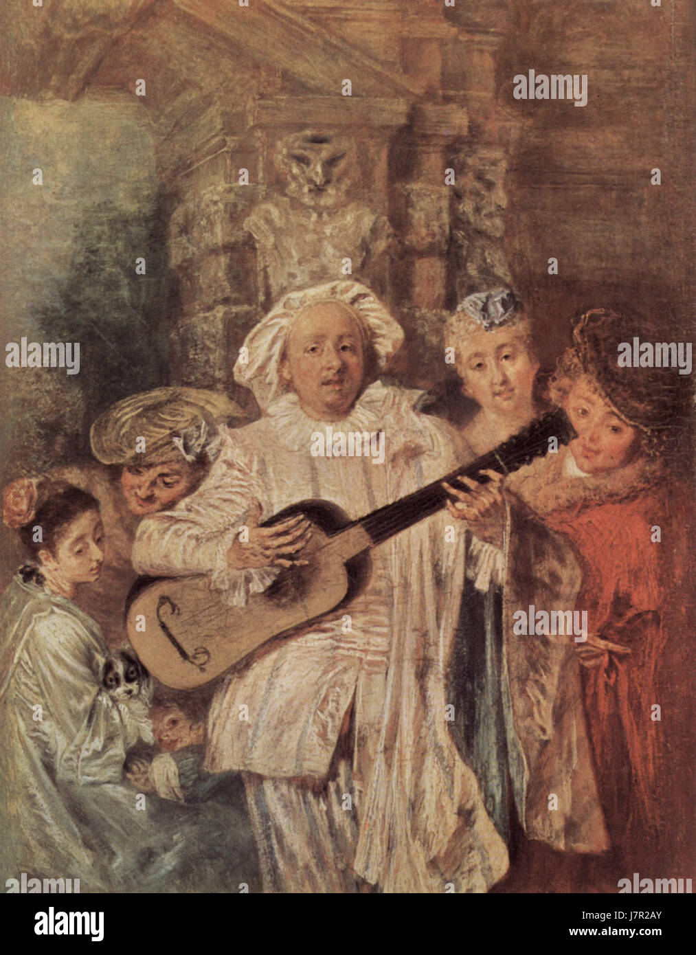 Antoine Watteau (1684-1721) was a French Rococo painter, known for his ...