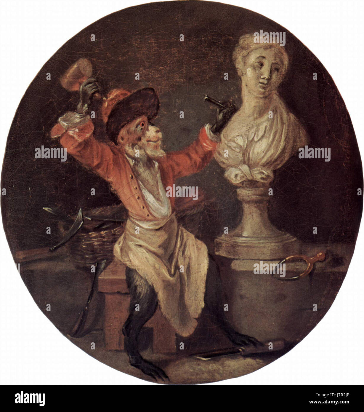 Wateau Back Rococo A painting by Antoine Watteau, showcasing the artist's distinctive ...