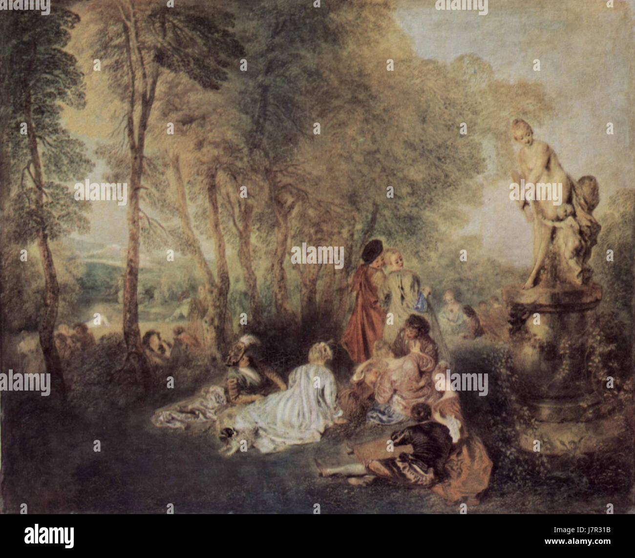Antoine Watteau was a French Rococo painter known for his delicate ...