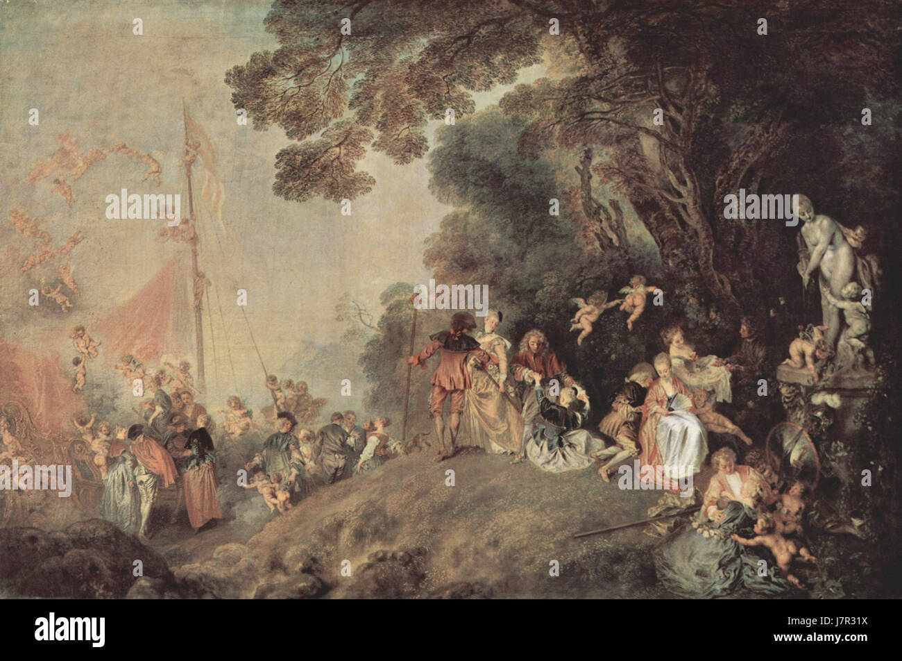 Antoine Watteau was a French Rococo painter, celebrated for his ...
