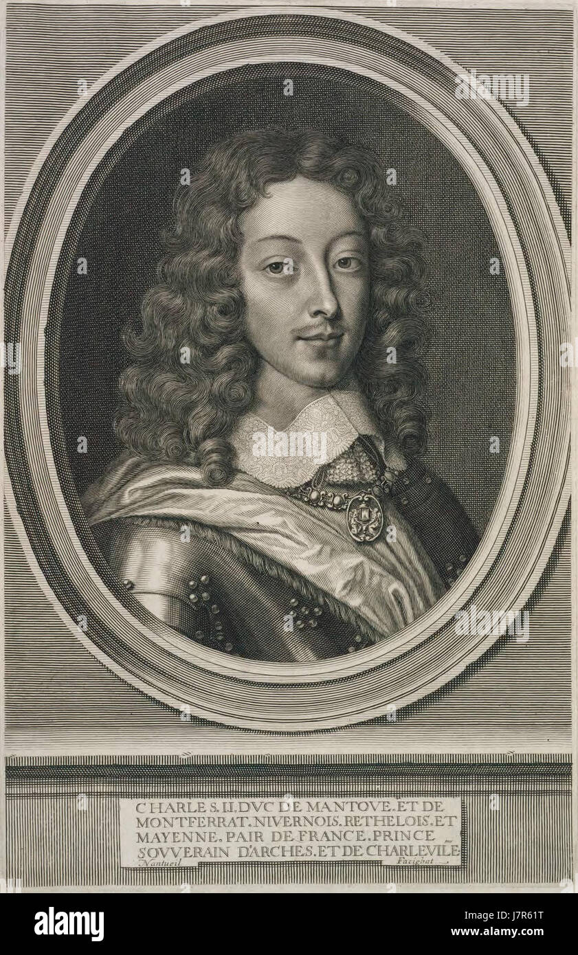 Carlo II, Duke of Mantua Stock Photo