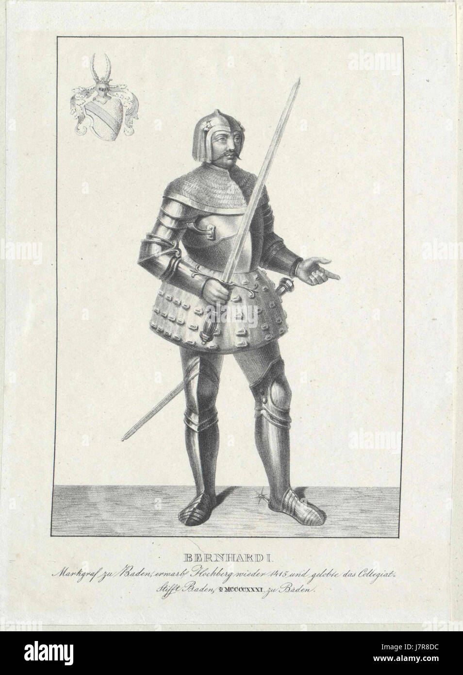 Bernhard I von Baden Stock Photo Alamy