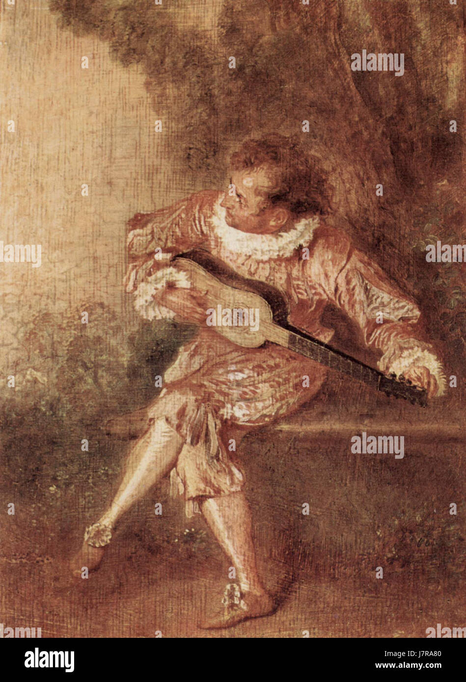 Antoine Watteau was a French Rococo painter, known for his depictions ...