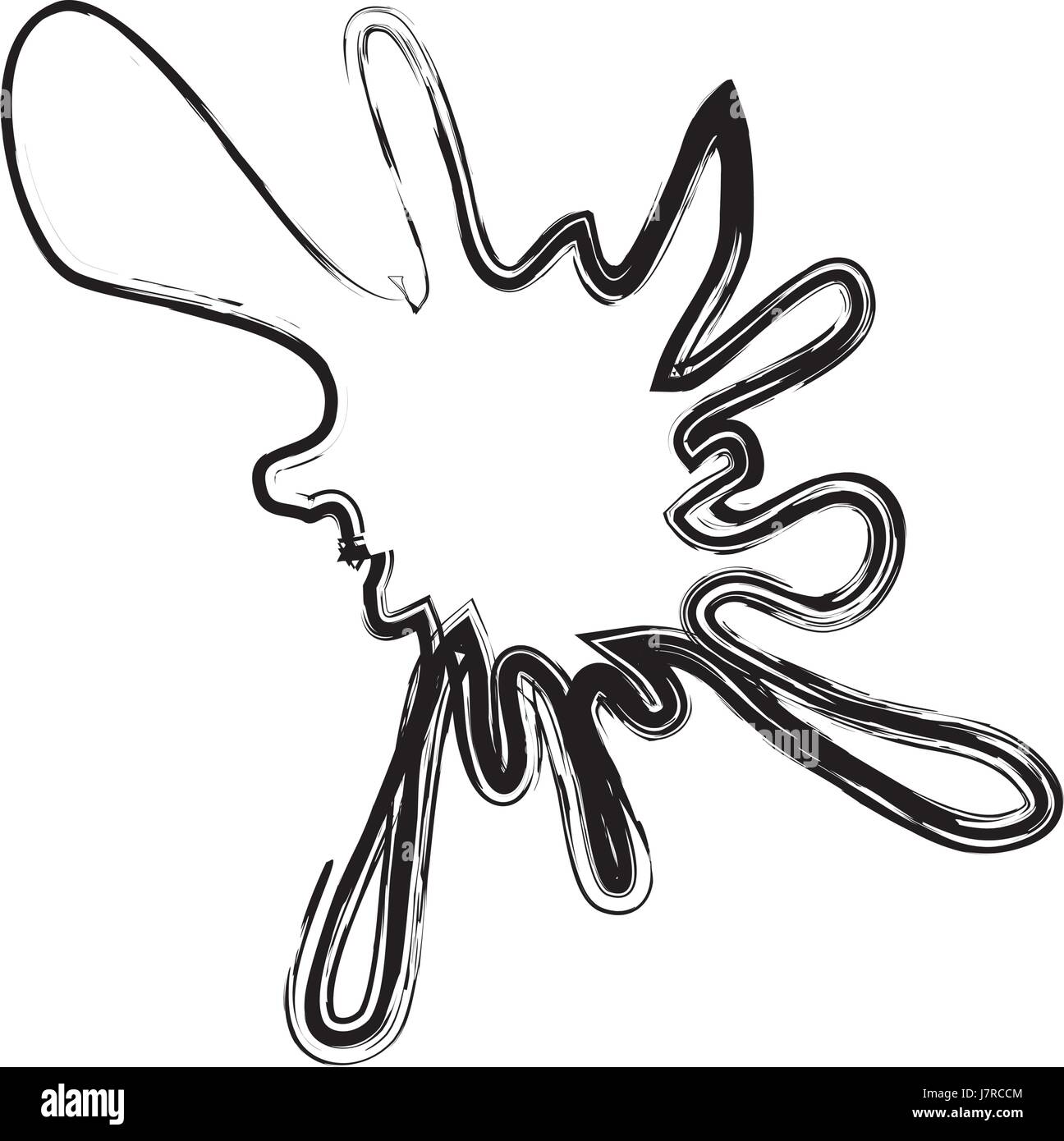 graffiti splash abstract spot image sketch Stock Vector Image & Art - Alamy