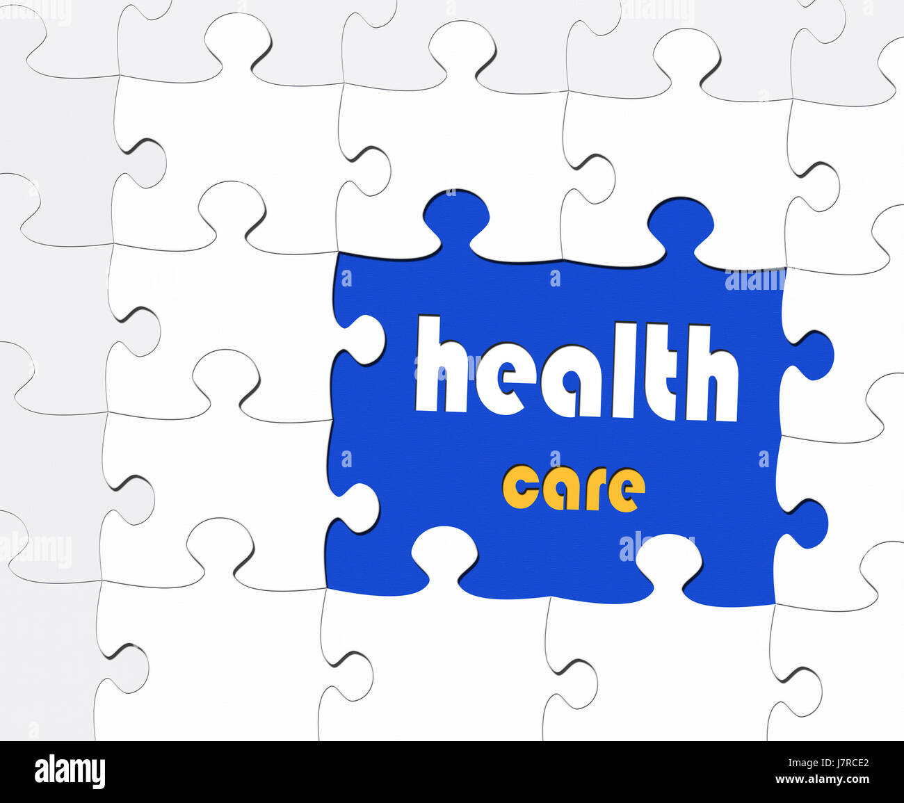 healthcare - puzzle Stock Photo - Alamy