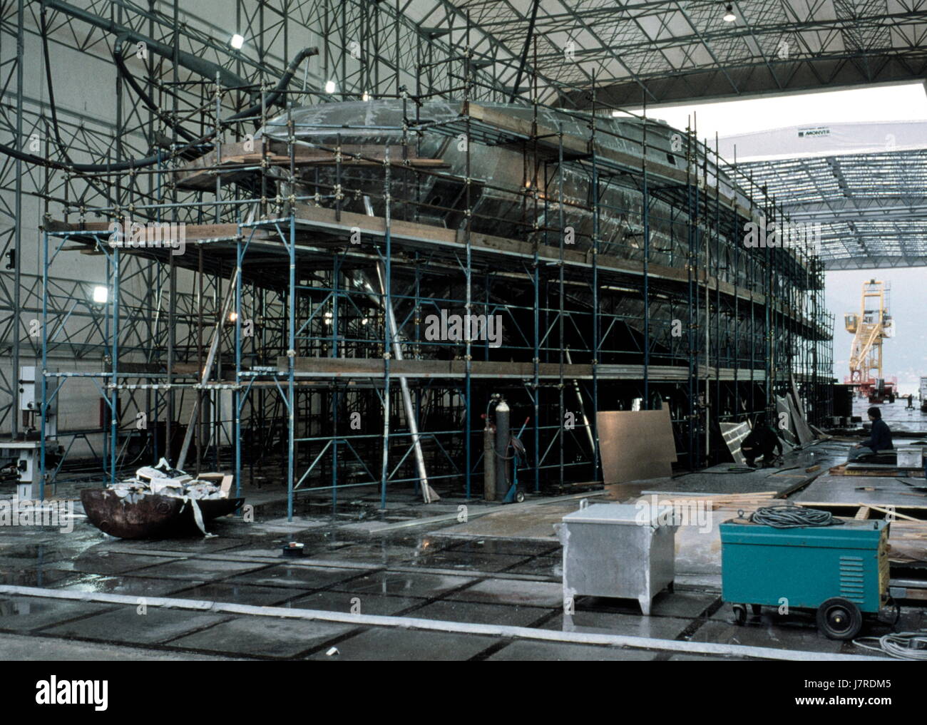 Ajaxnetphoto La Spezia Italy Superyacht Construction A Large Stock Photo Alamy