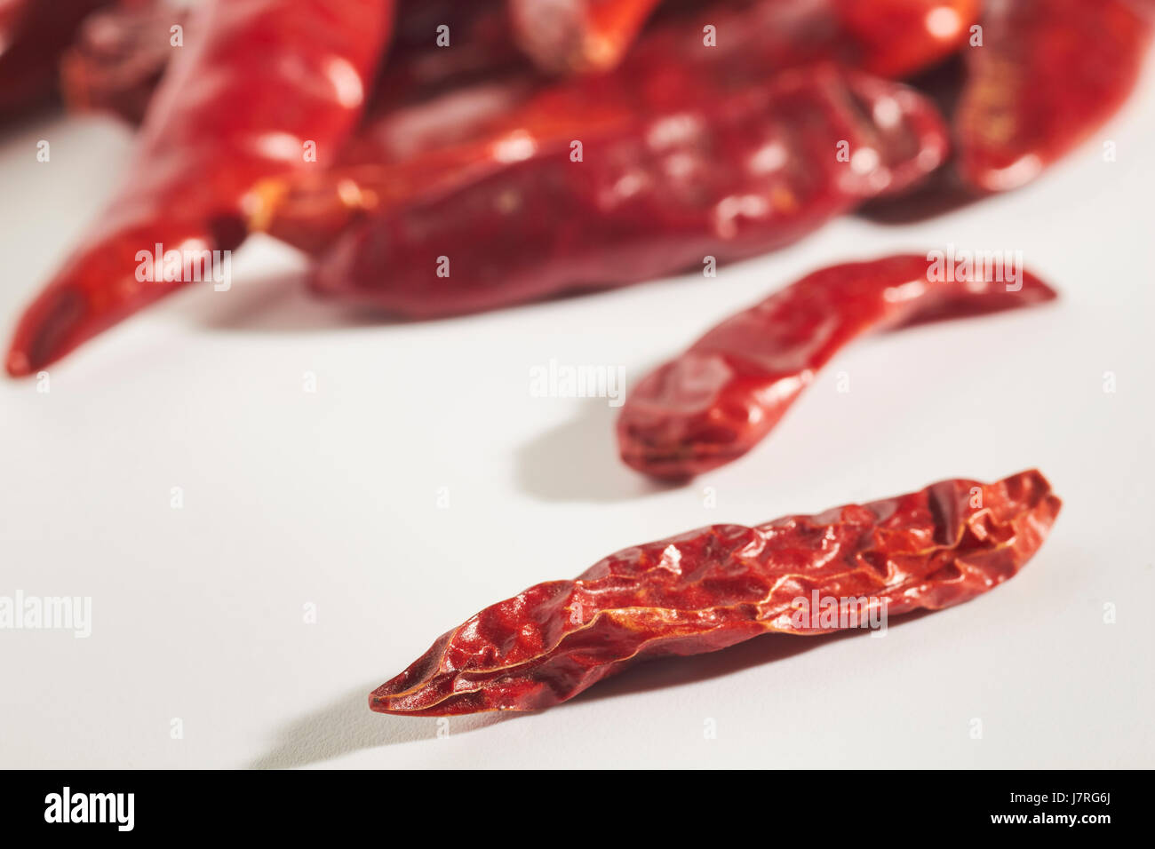 Chinese Dried Red Chile Peppers Stock Photo Alamy