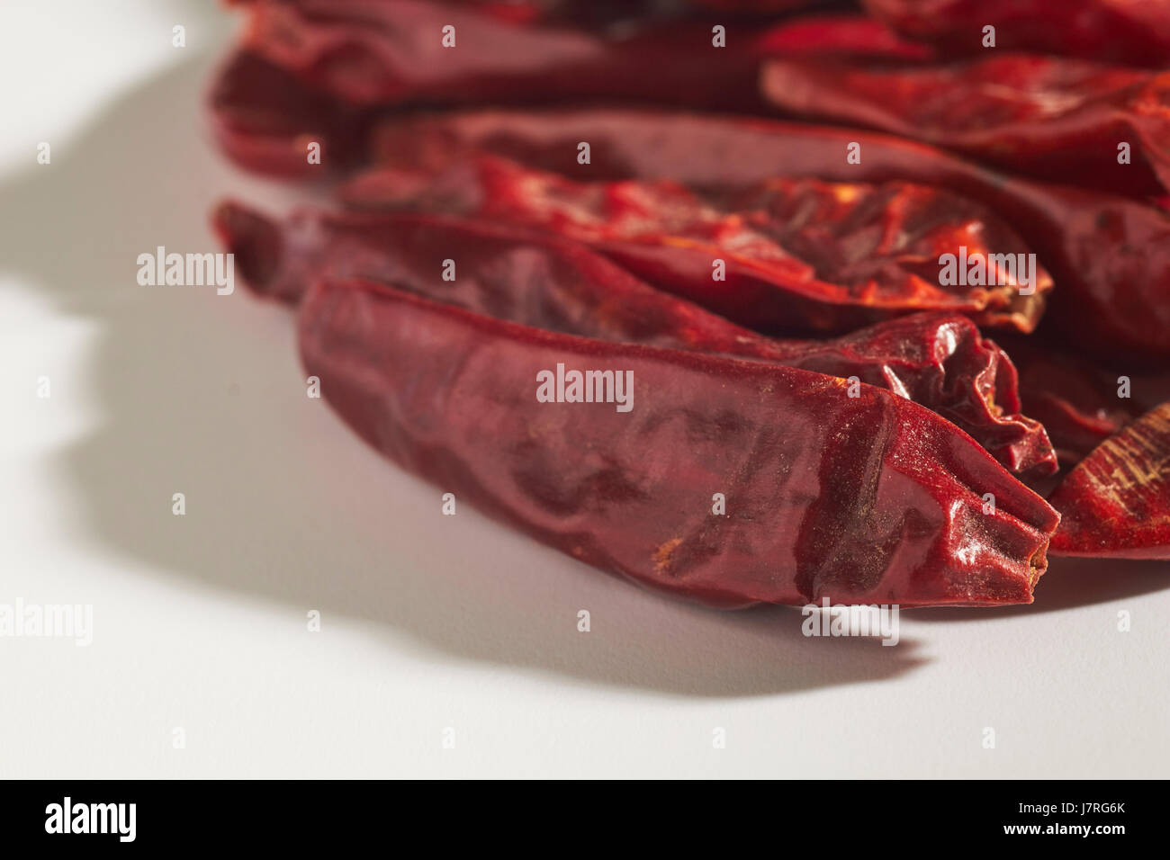 Chinese Dried Red Chile Peppers Stock Photo Alamy