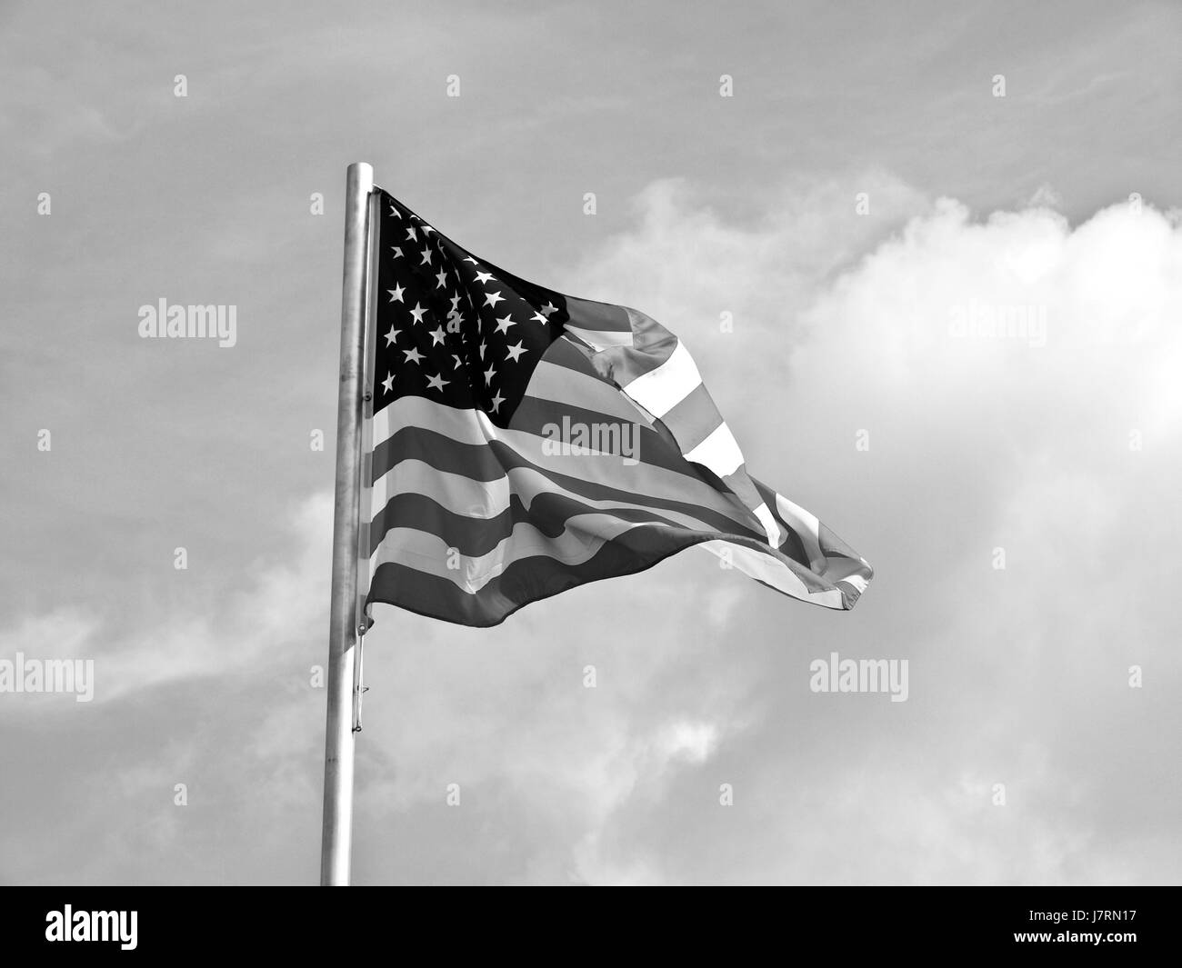 american flag jack union clicking journal box stars asterisks crosses red Stock Photo