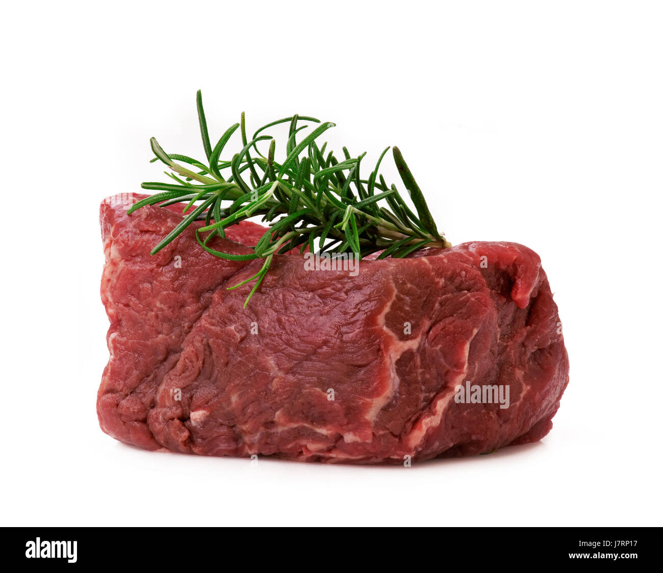 raw steak rosemary ingredient meat beef food aliment freshness horizontal Stock Photo