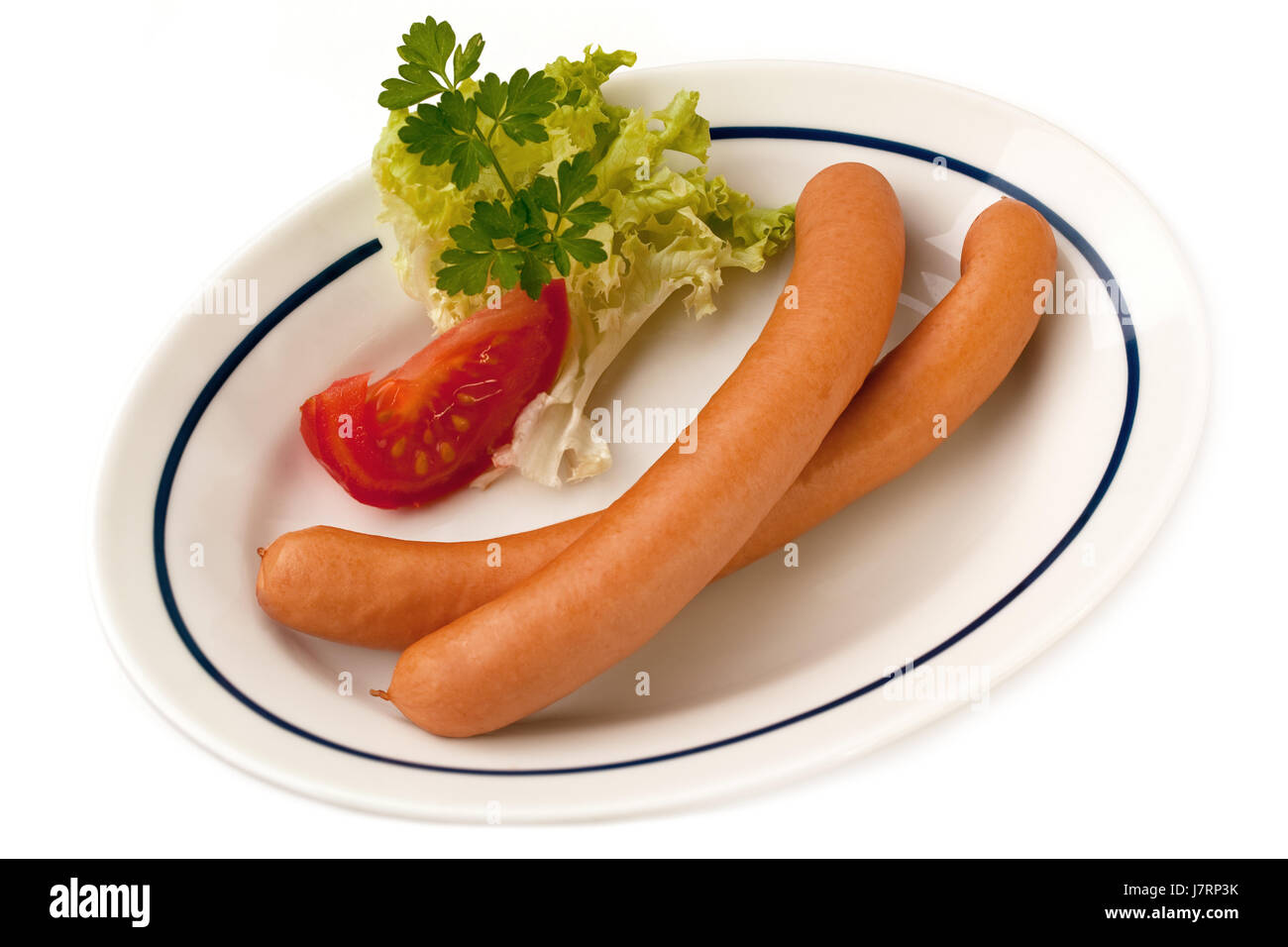 sausage snack snack time food aliment insalubrious plate dainty disgusting dish Stock Photo