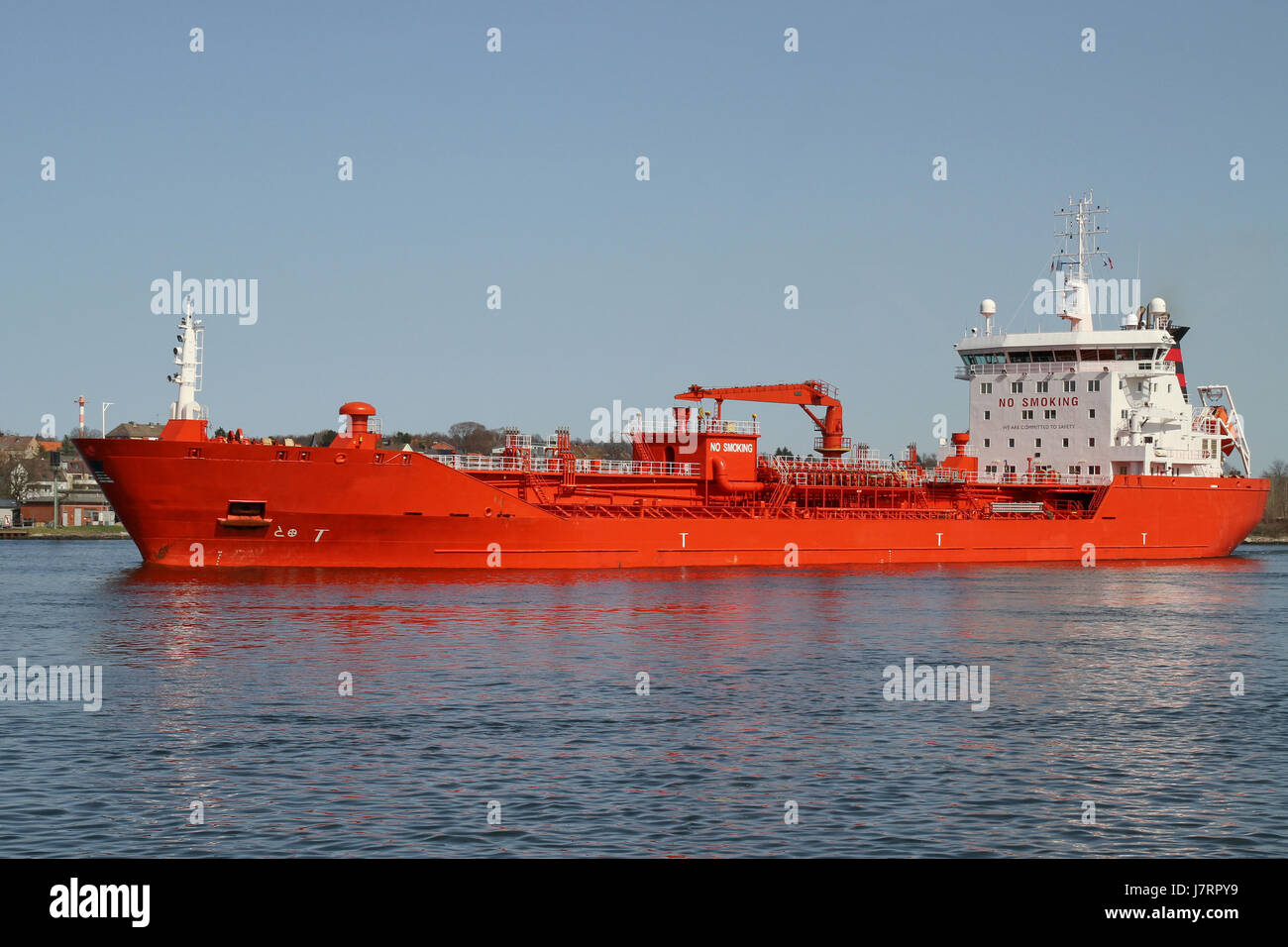 navigation crisis cargo ship tanker kiel canal oil oils sailing boat sailboat Stock Photo Alamy