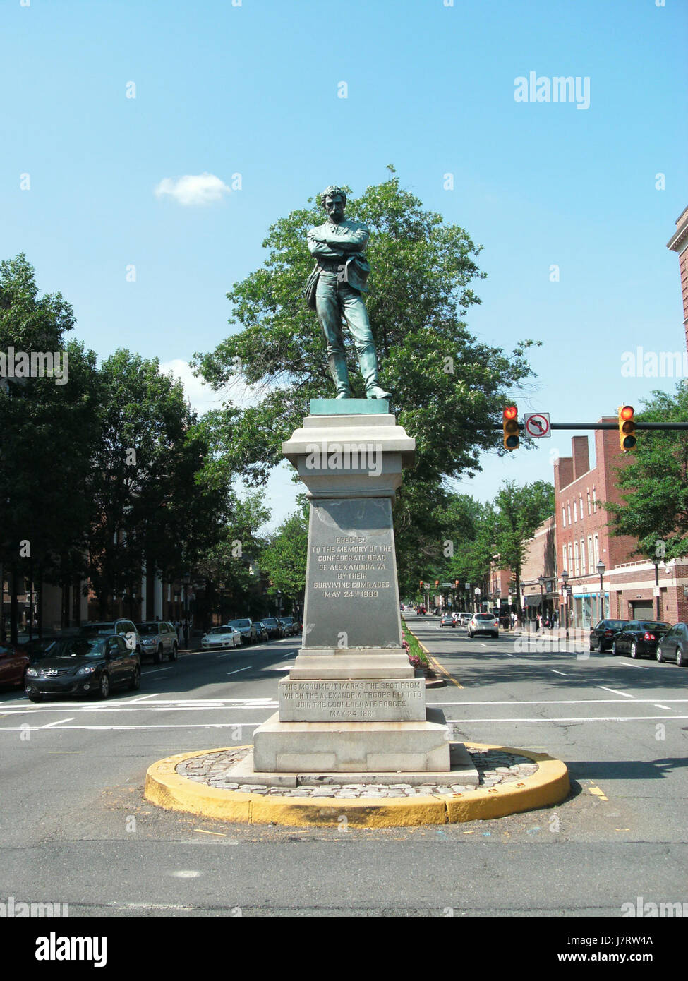 Appomattox statue in Alexandria Stock Photo