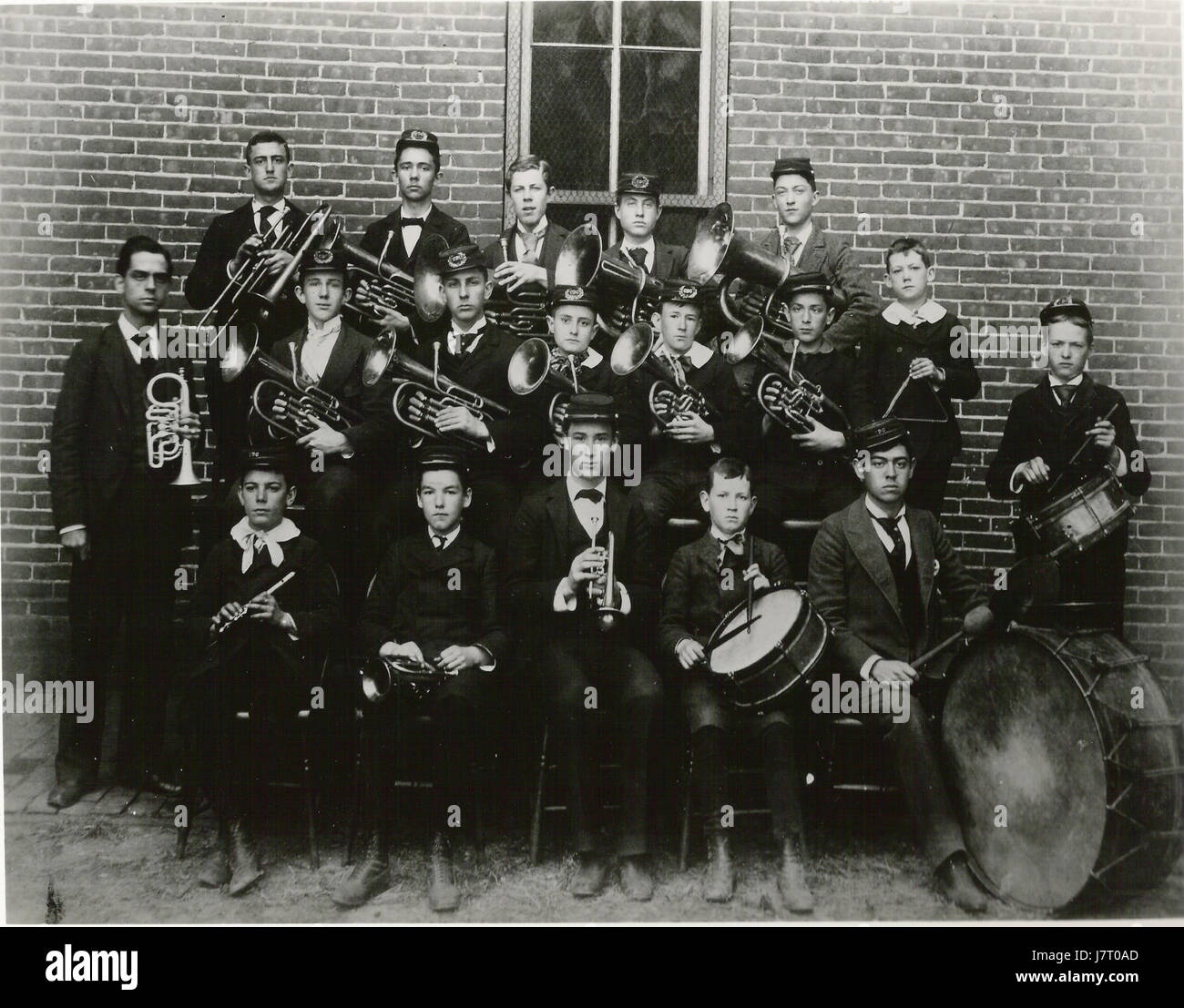 1890c Christian Brothers Band Stock Photo