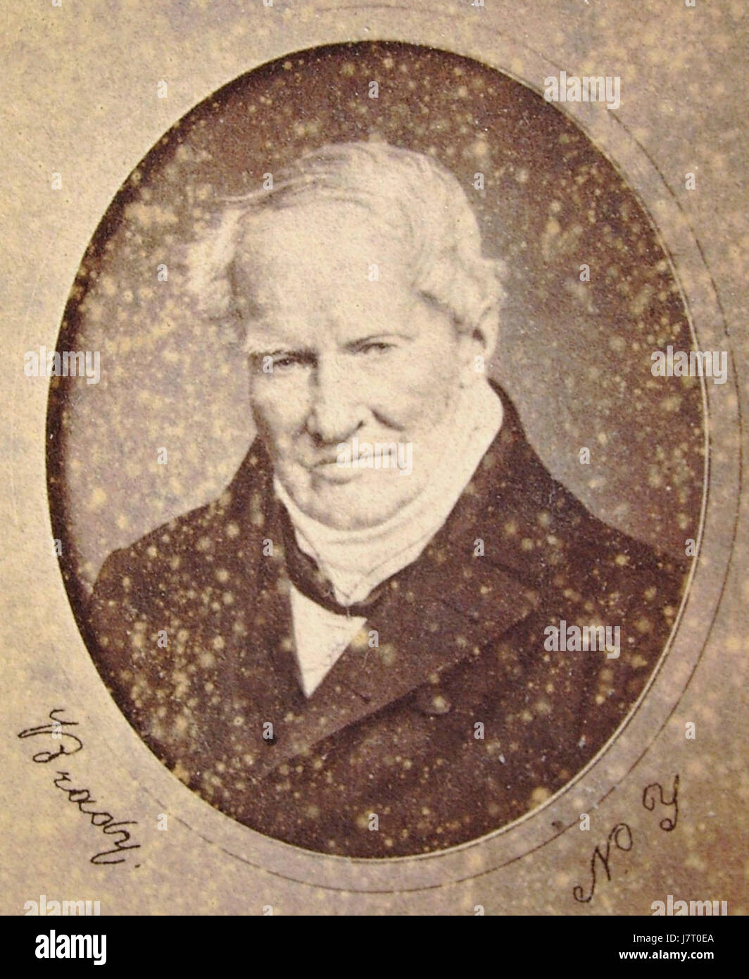 Alexander von Humboldt Portrait Stock Photo