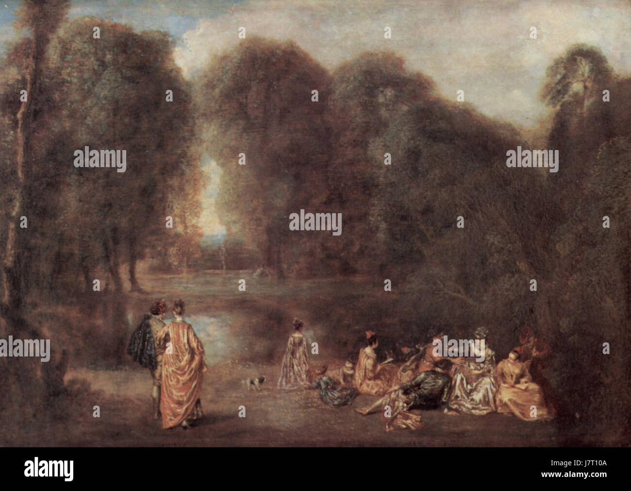 Antoine Watteau was an 18th-century French painter known for his Rococo ...