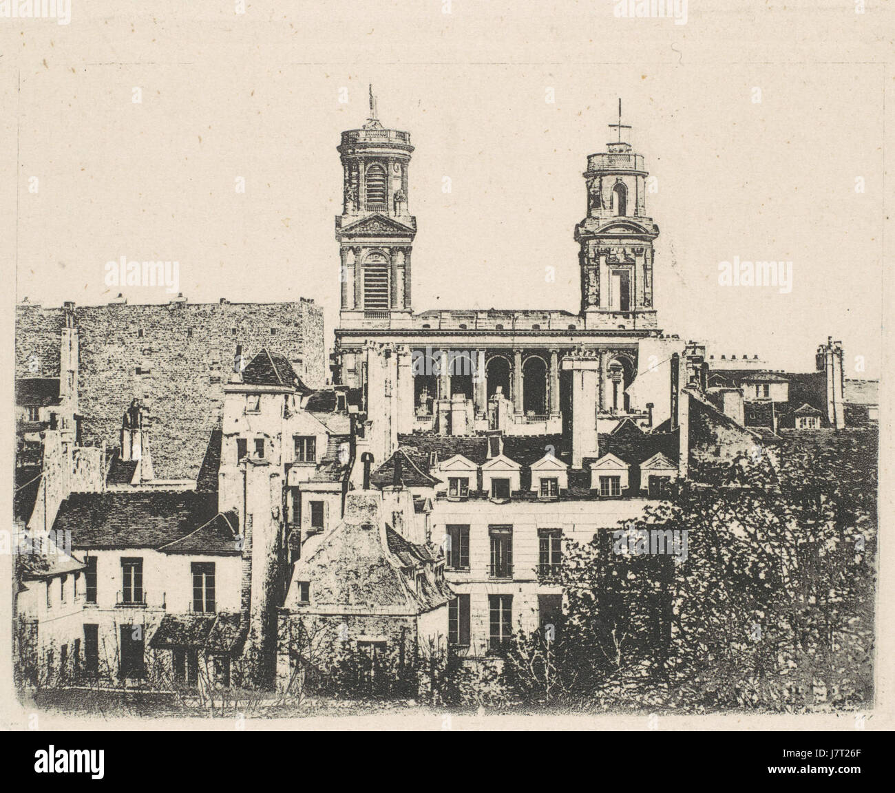 Armand Hippolyte Louis Fizeau, St. Sulpice, Paris Stock Photo