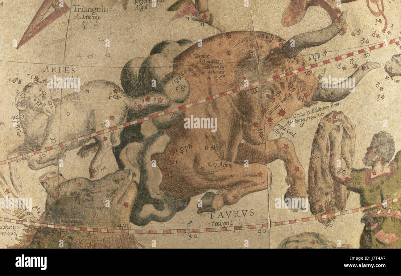 Aries astrology map hi-res stock photography and images - Alamy