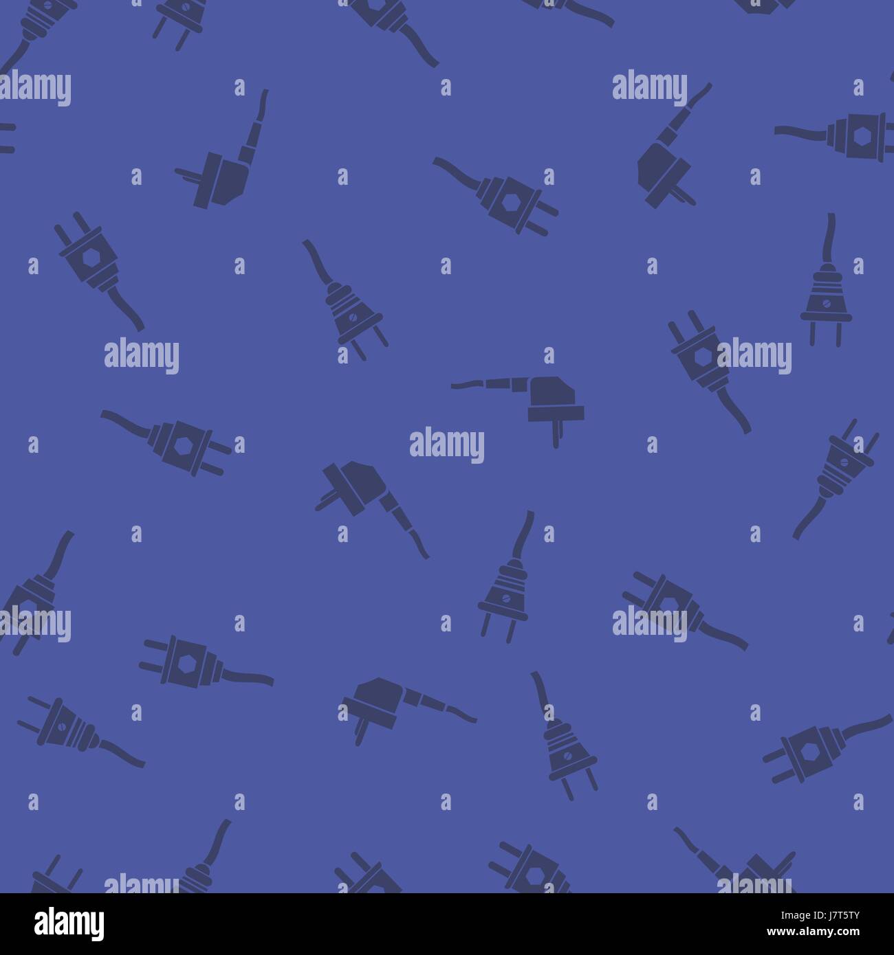 Poly Plug Pattern Plugs Seamless Pattern Stock Vector Image & Art - Alamy